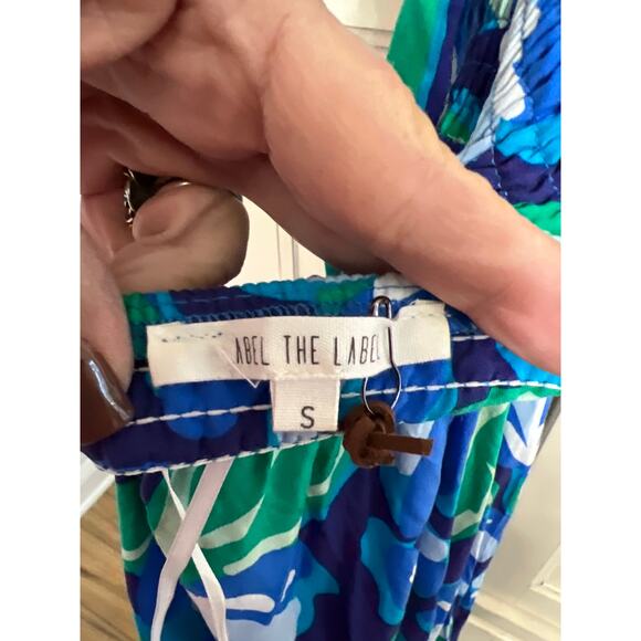 NWT Abel The Label Anthropologie size small open back maxi dress - Picture 4 of 6